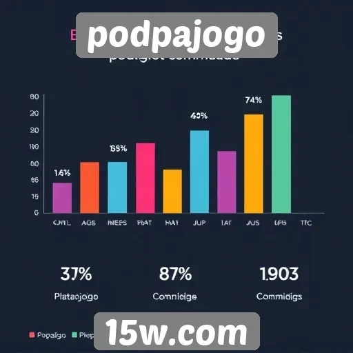 Estatísticas de usuários ativos em podpajogo
