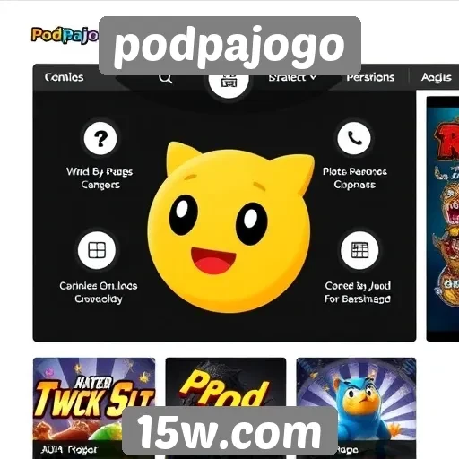 Avaliação das principais funcionalidades do site podpajogo