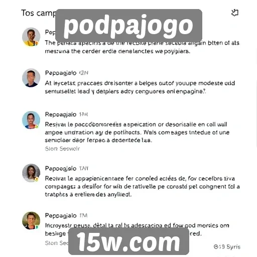 Feedback dos usuários sobre a experiência no podpajogo